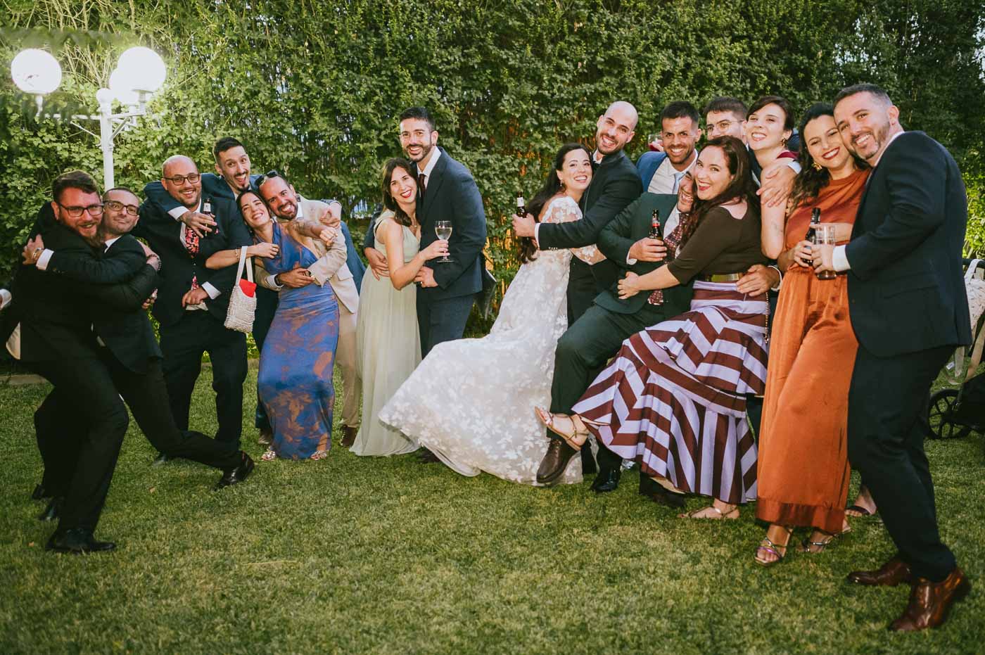 Foto de grupo en la Boda